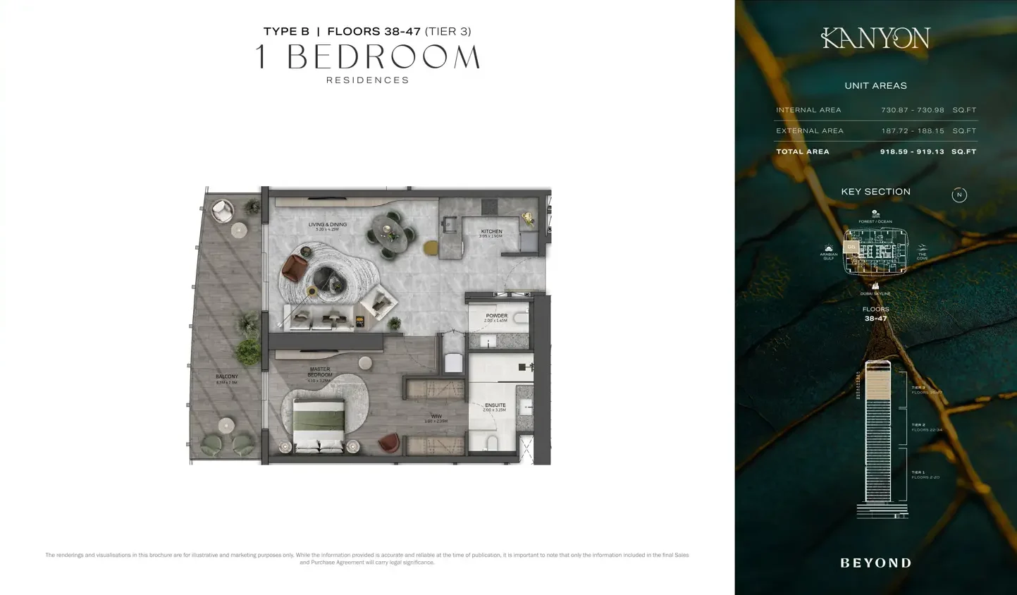 1 Bedroom Type B